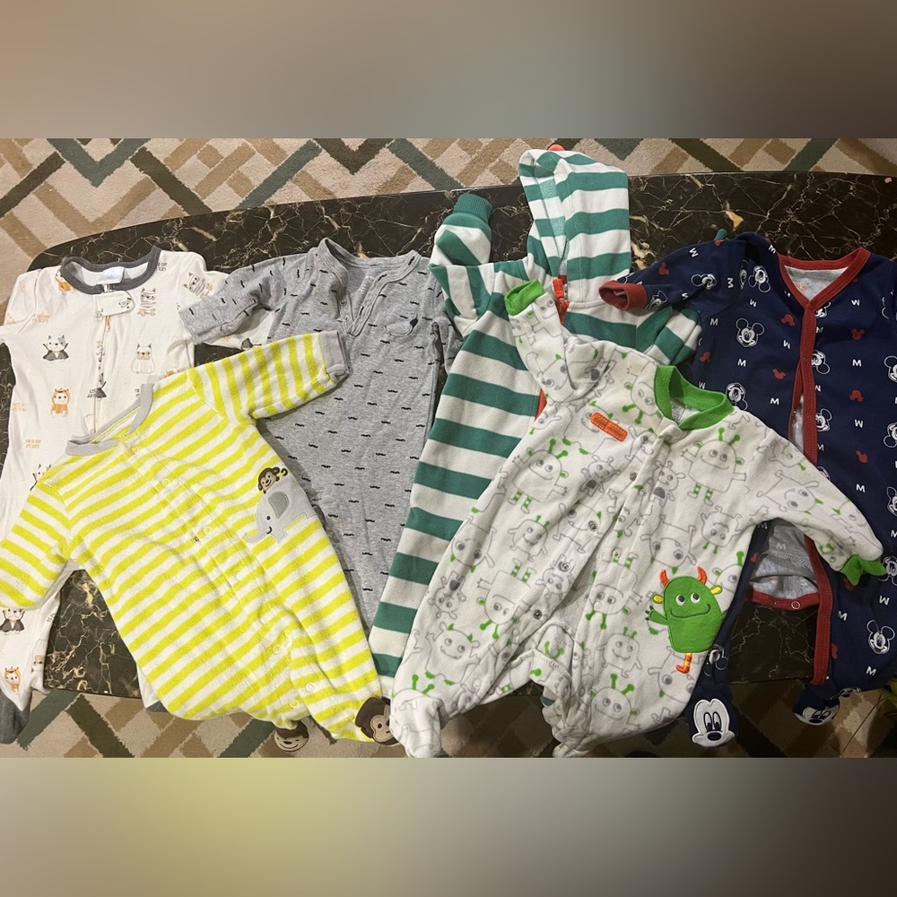 Sleepers bundle of 6 different size